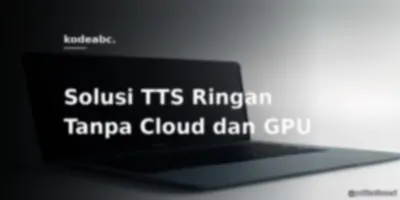 Mau Bikin Aplikasi Bersuara Tanpa Sewa Server Mahal? Library Ringan Ini Jawaban Pragmatisnya