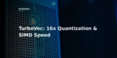 FAISS Is Eating Your RAM: How TurboVec Quantizes 31 GB Vector Corpora to 4 GB While Outrunning SIMD Scans