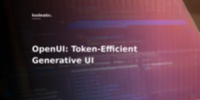 Stop Streaming Bloated JSON: How OpenUI Lang Cuts Generative UI Token Costs by 67%
