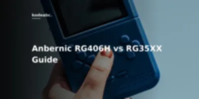 Jangan Salah Beli! Dilema Anbernic RG406H vs RG35XX Family dan Panduan Lengkapnya
