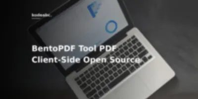 Stop Upload Dokumen Sensitif ke Cloud: BentoPDF Buktikan Manipulasi PDF Cukup Jalan di Browser Lokal