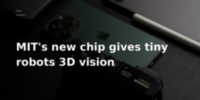 MIT's new chip gives tiny robots 3D vision