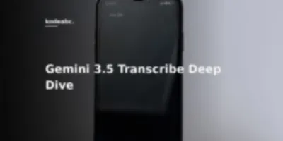 Google Dumps Fragile Audio Pipelines: Inside Gemini 3.5 Transcribe and Its Sub-Second Architecture