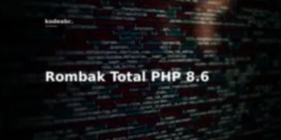 PHP 8.6 Rilis November 2026: Apakah PFA dan Native Async Bakal Mengubah Cara Kita Coding?