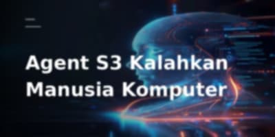 Agent S3: Ketika AI Melampaui Manusia dalam Mengendalikan Komputer
